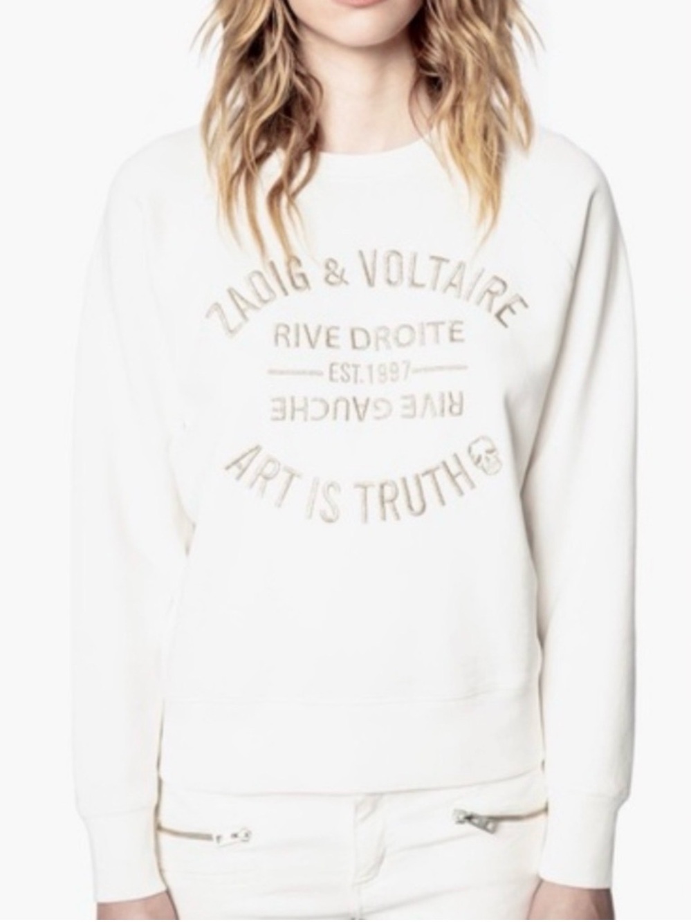 Zadig & Voltaire Upper Blason Brodé Sweatshirt